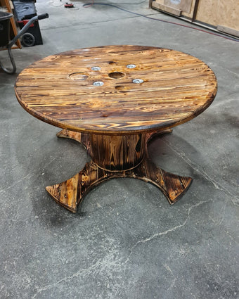 compare product Bespoke cable reel coffee table