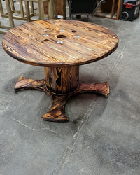 Bespoke cable reel coffee table